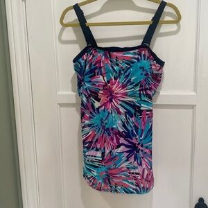 Azul by Maxine of Hollywood one piece bathing suit